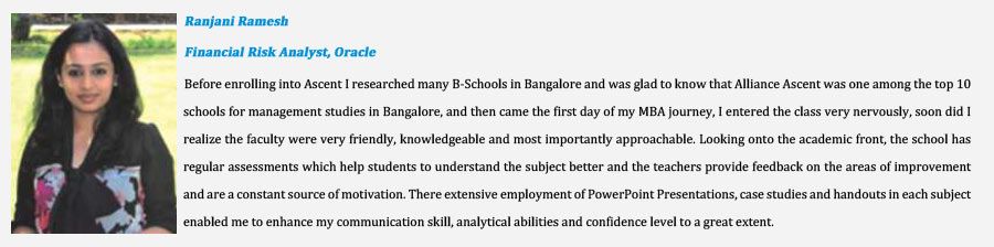Alumni Speak - Ranjani Ramesh